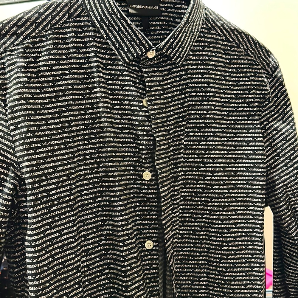 Used once emporio Armani shirt  no longer fits basically new 10/10 condition